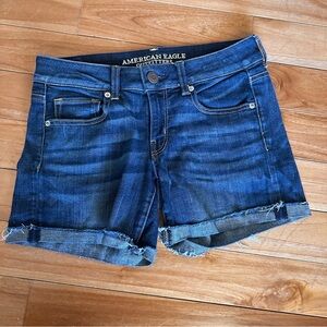 American Eagle Denim shorts. Dark wash